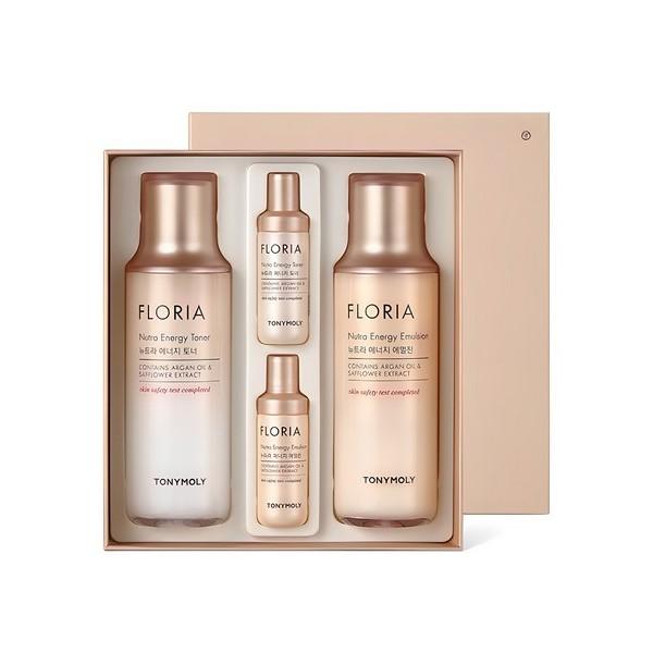 Tonymoly Floria Nutra Energy 2pcs Set (Toner 150ml + Emulsion 150ml + Toner 20ml + Emulsion 20ml)
Tonymoly Floria Nutra Energy 2pcs Set (Toner 150ml + Emulsion 150ml + Toner 20ml + Emulsion 20ml)