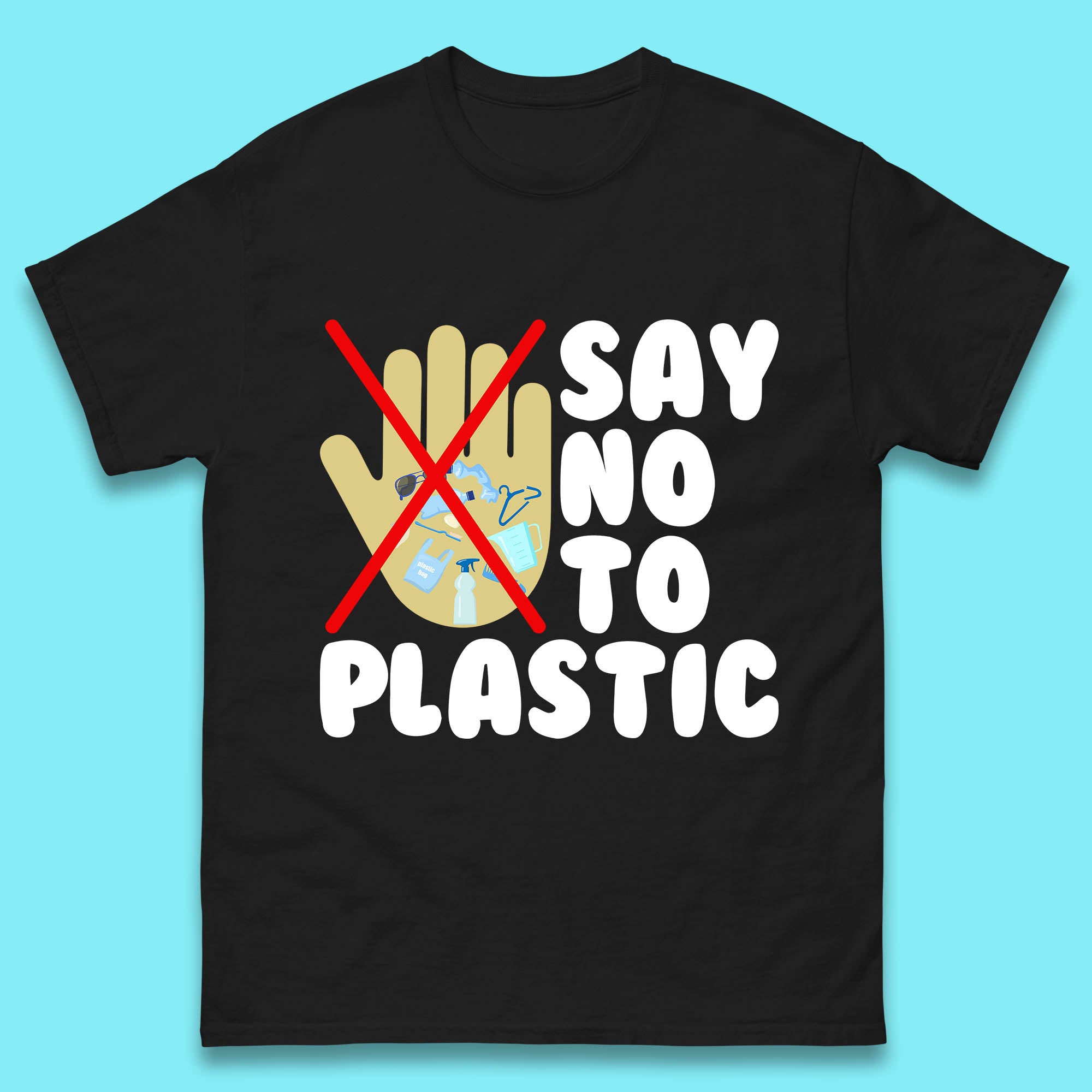 Say No To Plastic Earth Day Plastic Free Life Help Ocean Pollution Recycle Environmental Mens Tee Top 3XL
Say No To Plastic Earth Day Plastic Free Life Help Ocean Pollution Recycle Environmental Mens Tee Top 3XL