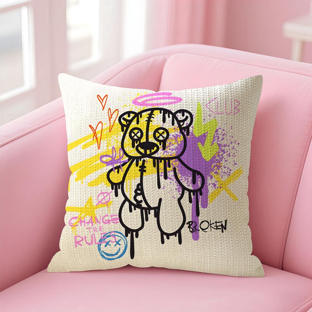 Cute Pink Bear Love Cushion Cover Natural Linen Pillow Case DoubleSided Print Decorative Sofa Pillowcase Home Decor Gift 30x30cm
Cute Pink Bear Love Cushion Cover Natural Linen Pillow Case DoubleSided Print Decorative Sofa Pillowcase Home Decor Gift 30x30cm