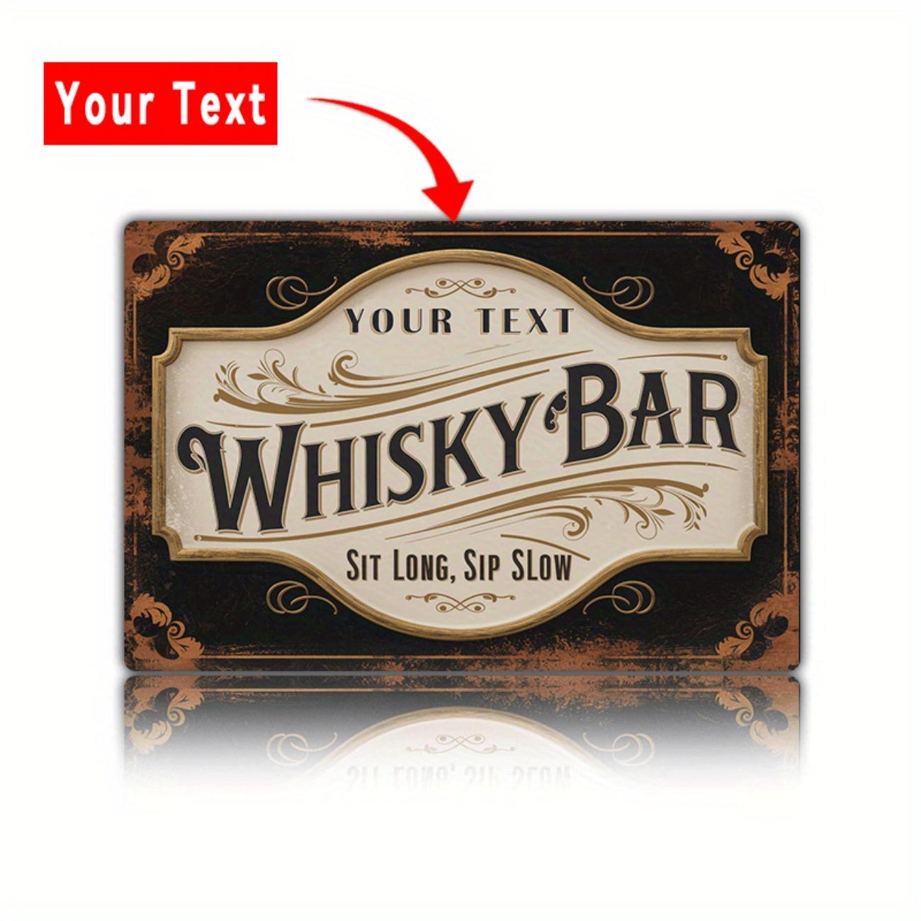 1pc Custom Metal Bar Sign Personalized Whisky Wall Decor Home Gift білий
1pc Custom Metal Bar Sign Personalized Whisky Wall Decor Home Gift білий