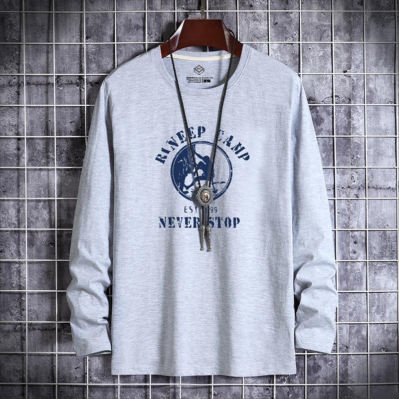 Мужская футболка в корейском стиле Slim Fit с длинным рукавом и принтом, круглый вырез, осенняя мода для среднего возраста и молодежи L
Мужская футболка в корейском стиле Slim Fit с длинным рукавом и принтом, круглый вырез, осенняя мода для среднего возраста и молодежи L