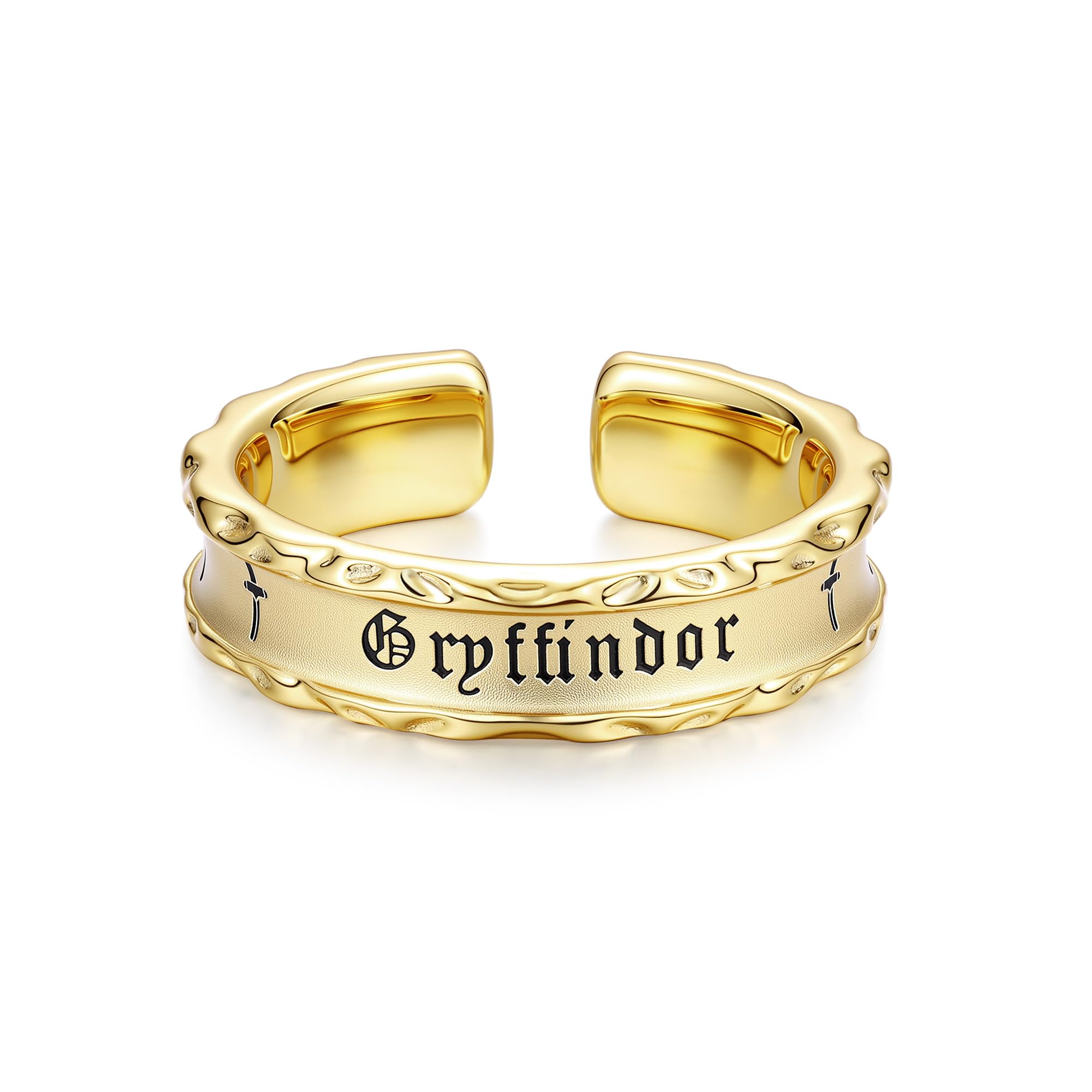 Official Harry Potter x Gryffindor Adjustable Sizes Open Gold and Comes in a Harry Potter Perfect for Halloween or Christmas Gifts Ring, 14-16, Rib,
Official Harry Potter x Gryffindor Adjustable Sizes Open Gold and Comes in a Harry Potter Perfect for Halloween or Christmas Gifts Ring, 14-16, Rib,