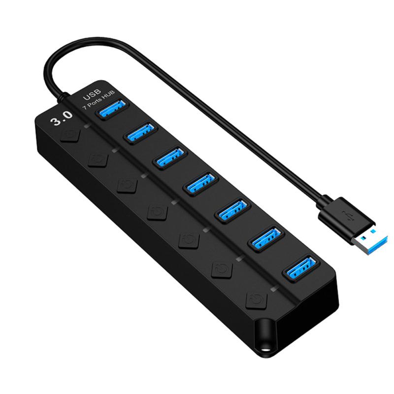 Многопортовый адаптер 7 в 1 USB 3.0 с кабелем адаптера для передачи данных 5 Гбит/с высокоскоростной USB-концентратор для ноутбука
Многопортовый адаптер 7 в 1 USB 3.0 с кабелем адаптера для передачи данных 5 Гбит/с высокоскоростной USB-концентратор для ноутбука
