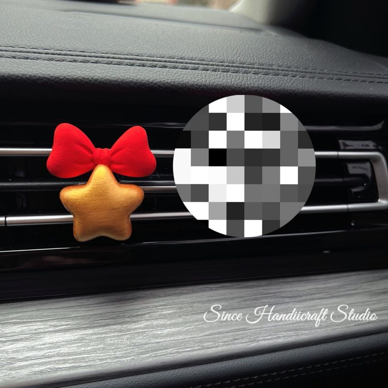 Cute Bowknot Bell Star Car Interior Decoration Gypsum Aroma Diffuser Stone Fragrance for Air Vent Five-Pointed Star, Get 1 Bottle of Essential Oil
Cute Bowknot Bell Star Car Interior Decoration Gypsum Aroma Diffuser Stone Fragrance for Air Vent Five-Pointed Star, Get 1 Bottle of Essential Oil