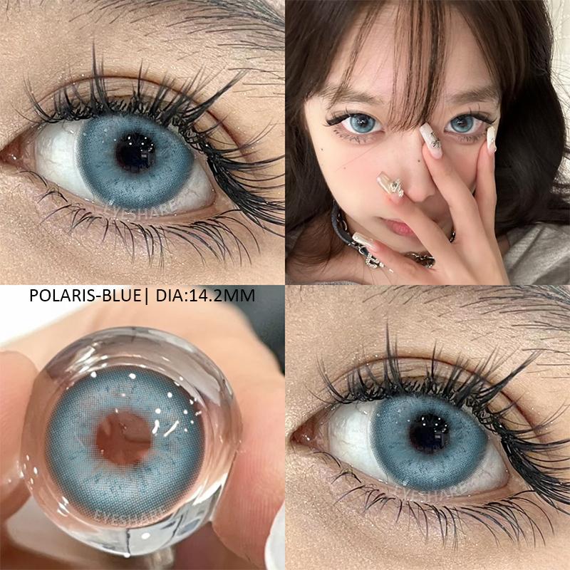 Eyeshare 1 пара цветных контактных линз, голубые линзы, коричневые линзы, серые зрачки, натуральные линзы для глаз, косметические зеленые линзы на год
Eyeshare 1 пара цветных контактных линз, голубые линзы, коричневые линзы, серые зрачки, натуральные линзы для глаз, косметические зеленые линзы на год