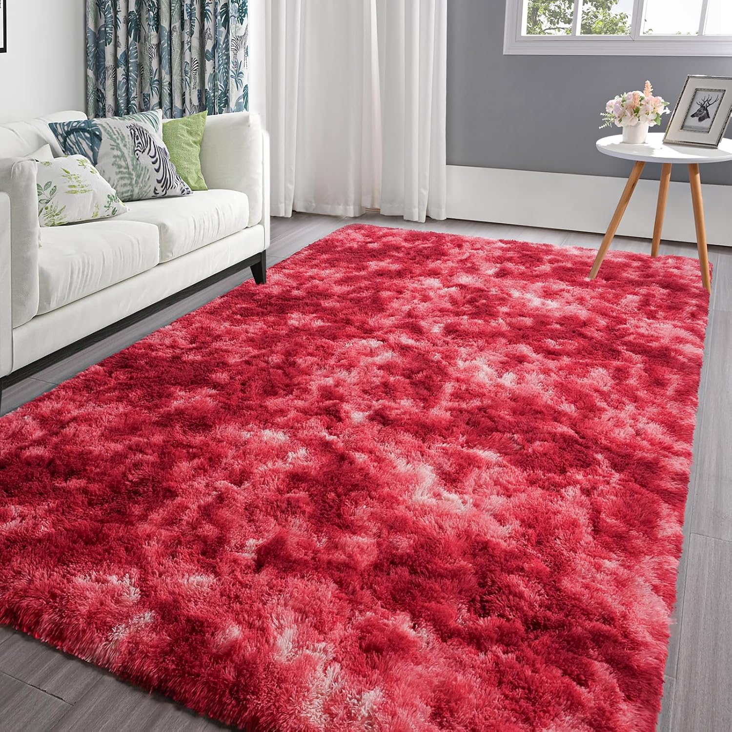 Area Rugs for Bedroom Tie-Dye Grey Fluffy Carpet for Living Room Soft Plush Furry Shaggy Bedside Rug Kids Babyindoor Floor Mat 40x60cm 16x24in темно-красного
Area Rugs for Bedroom Tie-Dye Grey Fluffy Carpet for Living Room Soft Plush Furry Shaggy Bedside Rug Kids Babyindoor Floor Mat 40x60cm 16x24in темно-красного