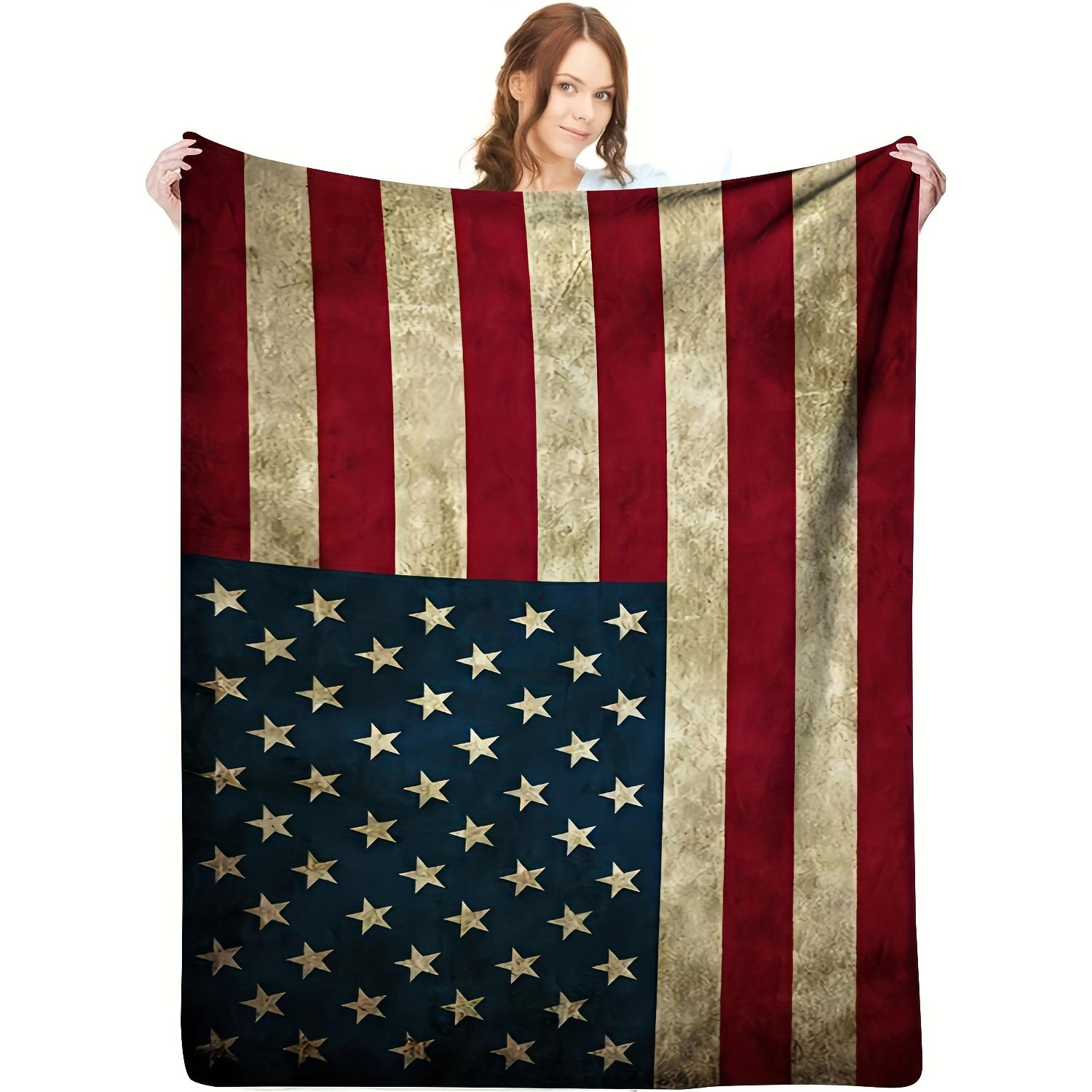 American Flag Flannel Blanket Soft AllSeason Cozy Patriotic Friend Gift Bedding 75x100cm (30x40inch)
American Flag Flannel Blanket Soft AllSeason Cozy Patriotic Friend Gift Bedding 75x100cm (30x40inch)