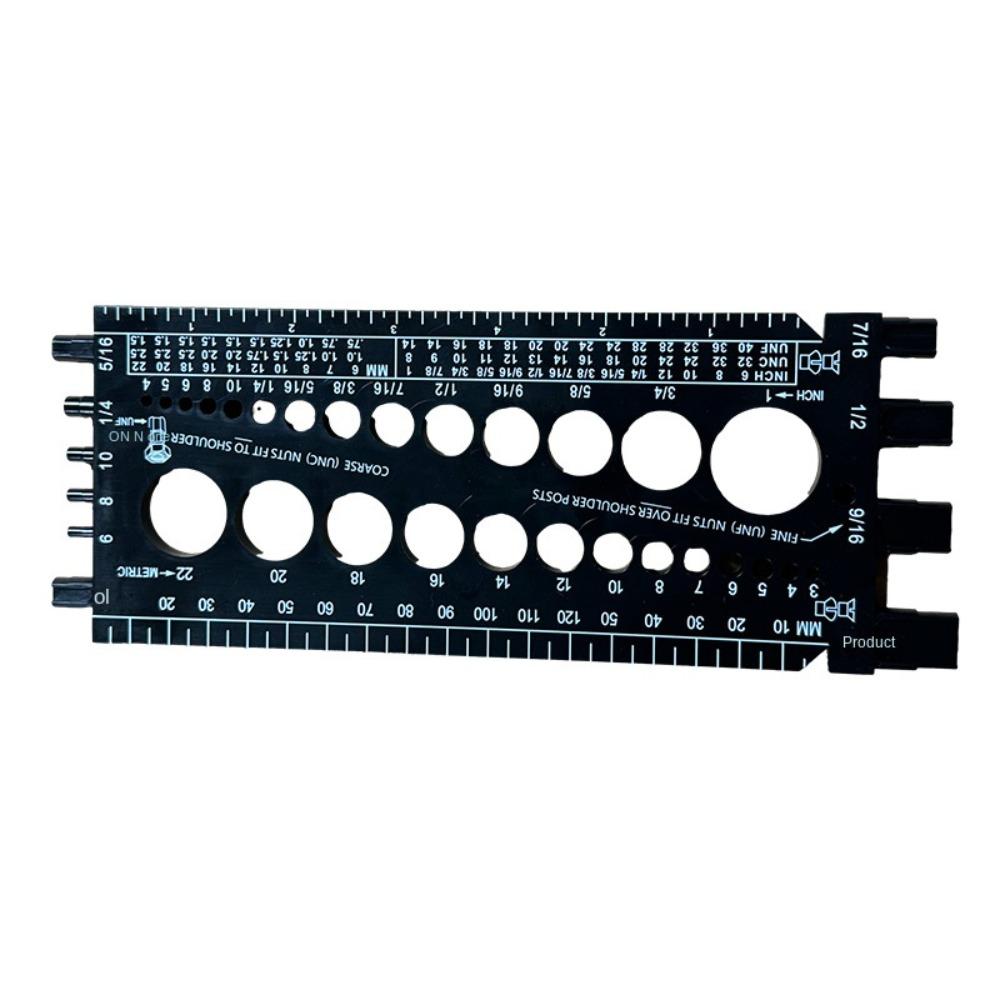 with Inch and Centimeter Ruler Nut and Bolt Thread Checker Checking Sizes for Nut Bolt Measuring помаранчевий
with Inch and Centimeter Ruler Nut and Bolt Thread Checker Checking Sizes for Nut Bolt Measuring помаранчевий