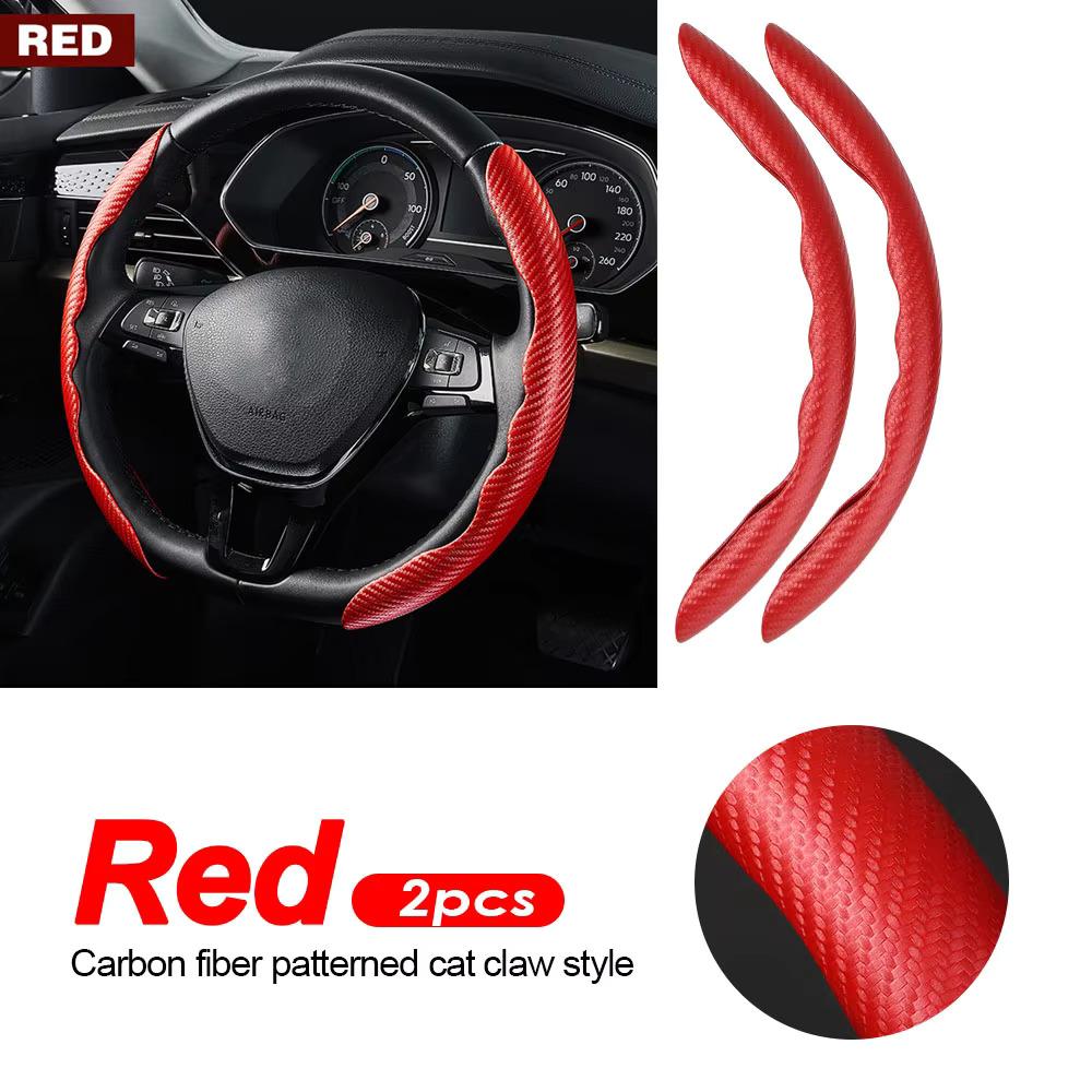 Car Universal 38cm Carbon Fiber Car Steering Wheel Cover Non-slip Card Cover Auto Steering Wheel Handle Booster Protective Cover
Car Universal 38cm Carbon Fiber Car Steering Wheel Cover Non-slip Card Cover Auto Steering Wheel Handle Booster Protective Cover