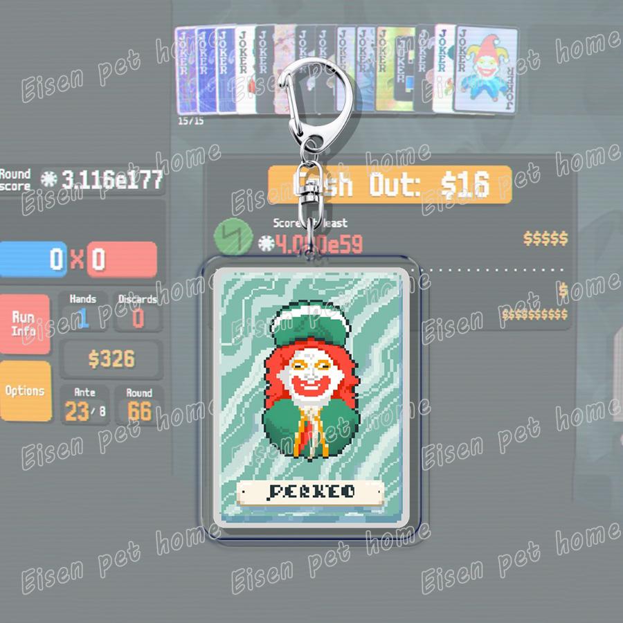 Video Game Balatro Keychains for Accessories Bag Poker Game Keyrings Jewelry Friends Rebirth Gaming Gifts
Video Game Balatro Keychains for Accessories Bag Poker Game Keyrings Jewelry Friends Rebirth Gaming Gifts