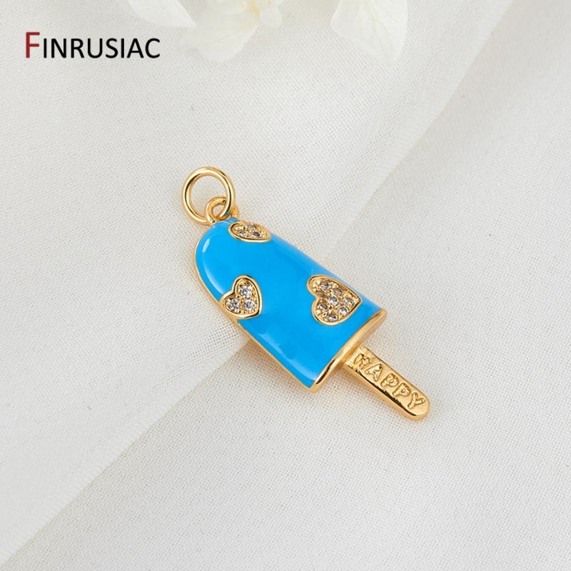5 Colors Enamel Love Ice Cream Necklace Pendants,Inlaid Zircon Ice Cream Charms For DIY Jewelry Making Accessories 1 piece
5 Colors Enamel Love Ice Cream Necklace Pendants,Inlaid Zircon Ice Cream Charms For DIY Jewelry Making Accessories 1 piece