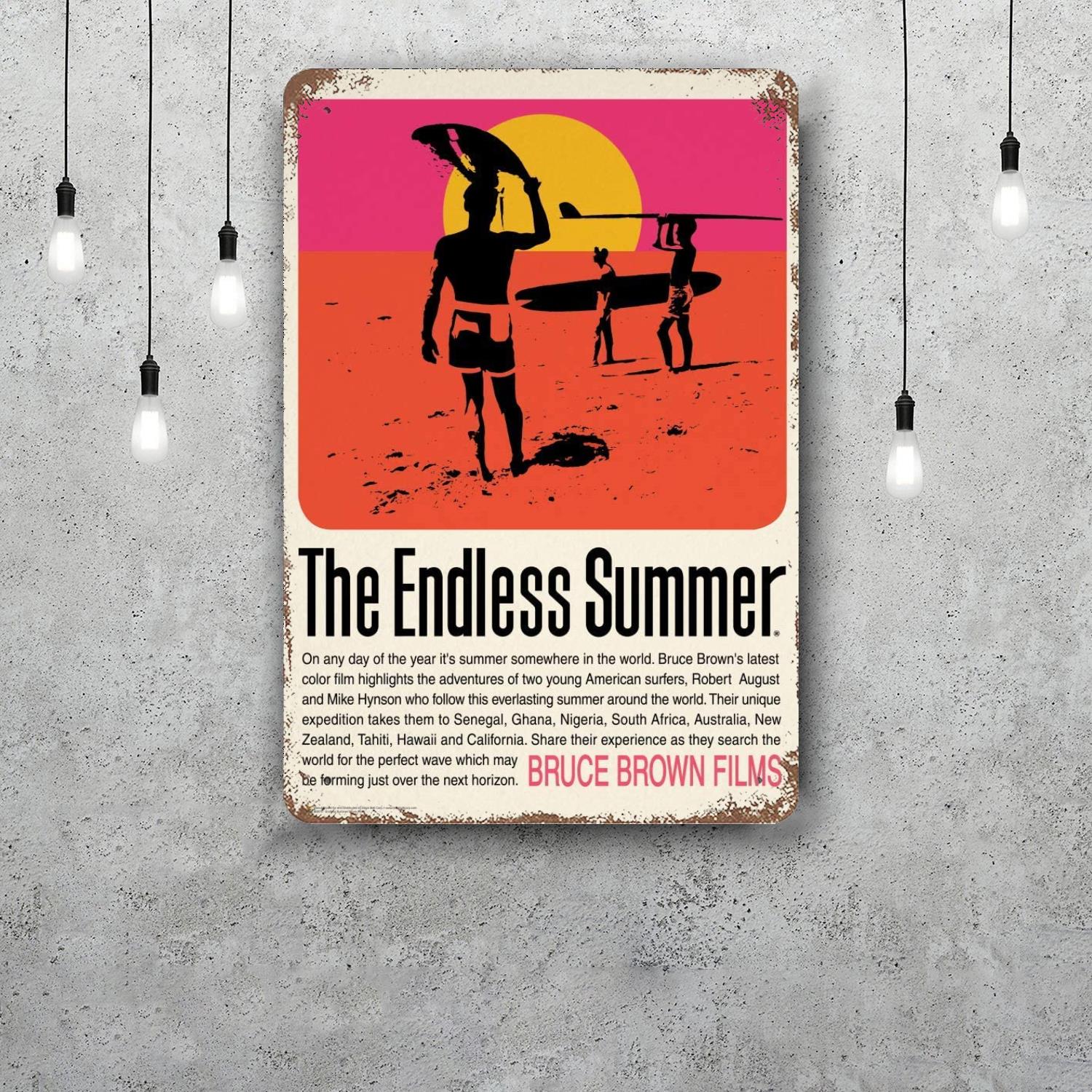 The Endless Summer Decor Poster Vintage Tin Sign Metal Sign Decorative Plaque for Pub Bar Man Cave Club Wall Decoration 20x30cm(7.8x11.8inch)
The Endless Summer Decor Poster Vintage Tin Sign Metal Sign Decorative Plaque for Pub Bar Man Cave Club Wall Decoration 20x30cm(7.8x11.8inch)