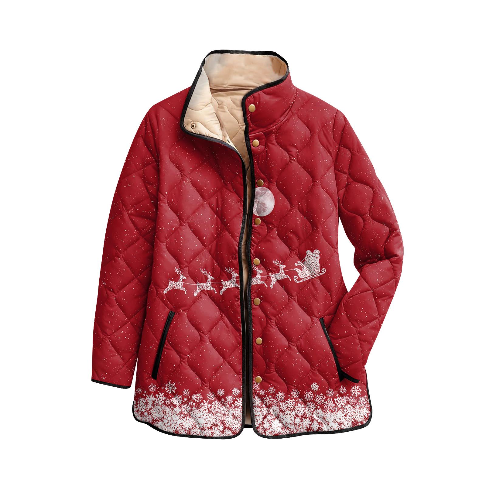 Женское хлопковое пальто на пуговицах с высоким воротником, рождественским принтом, с подкладкой и длинными рукавами L
Женское хлопковое пальто на пуговицах с высоким воротником, рождественским принтом, с подкладкой и длинными рукавами L