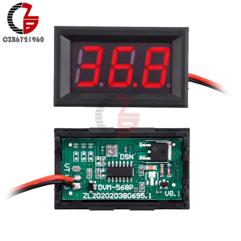 Mini Digital Voltmeter DC 5V to 120V Digital Voltmeter Voltage Panel Meter For 6V 12V 24V Electromobile Motorcycle Car 0.56 червоний
Mini Digital Voltmeter DC 5V to 120V Digital Voltmeter Voltage Panel Meter For 6V 12V 24V Electromobile Motorcycle Car 0.56 червоний
