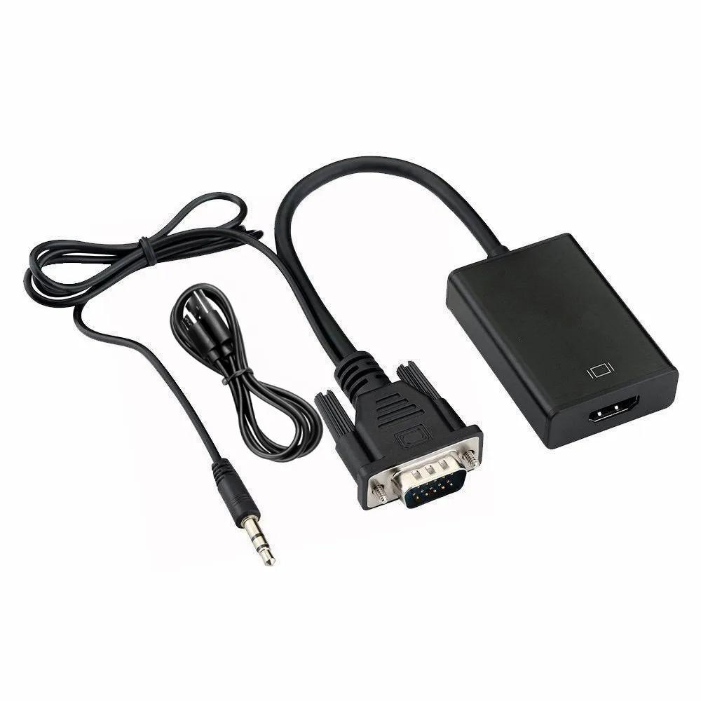 1080P Full HD VGA to HDMI-compatible Converter Adapter Cable with Audio Output VGA HD Adapter for PC laptop to HDTV Projector
1080P Full HD VGA to HDMI-compatible Converter Adapter Cable with Audio Output VGA HD Adapter for PC laptop to HDTV Projector