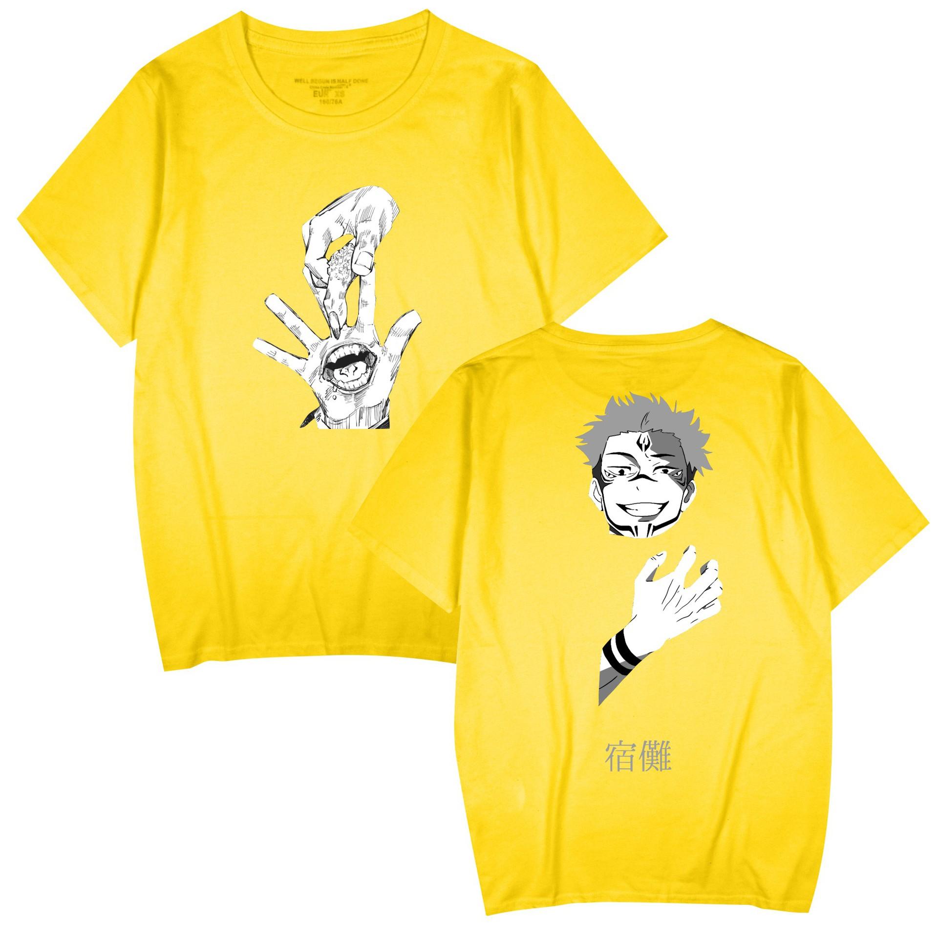 Men T-shirt Fashion Jujutsu Kaisen Cartoon Printed Women T-shirts Summer Casual Short Sleeve Tops XXS жовтий
Men T-shirt Fashion Jujutsu Kaisen Cartoon Printed Women T-shirts Summer Casual Short Sleeve Tops XXS жовтий