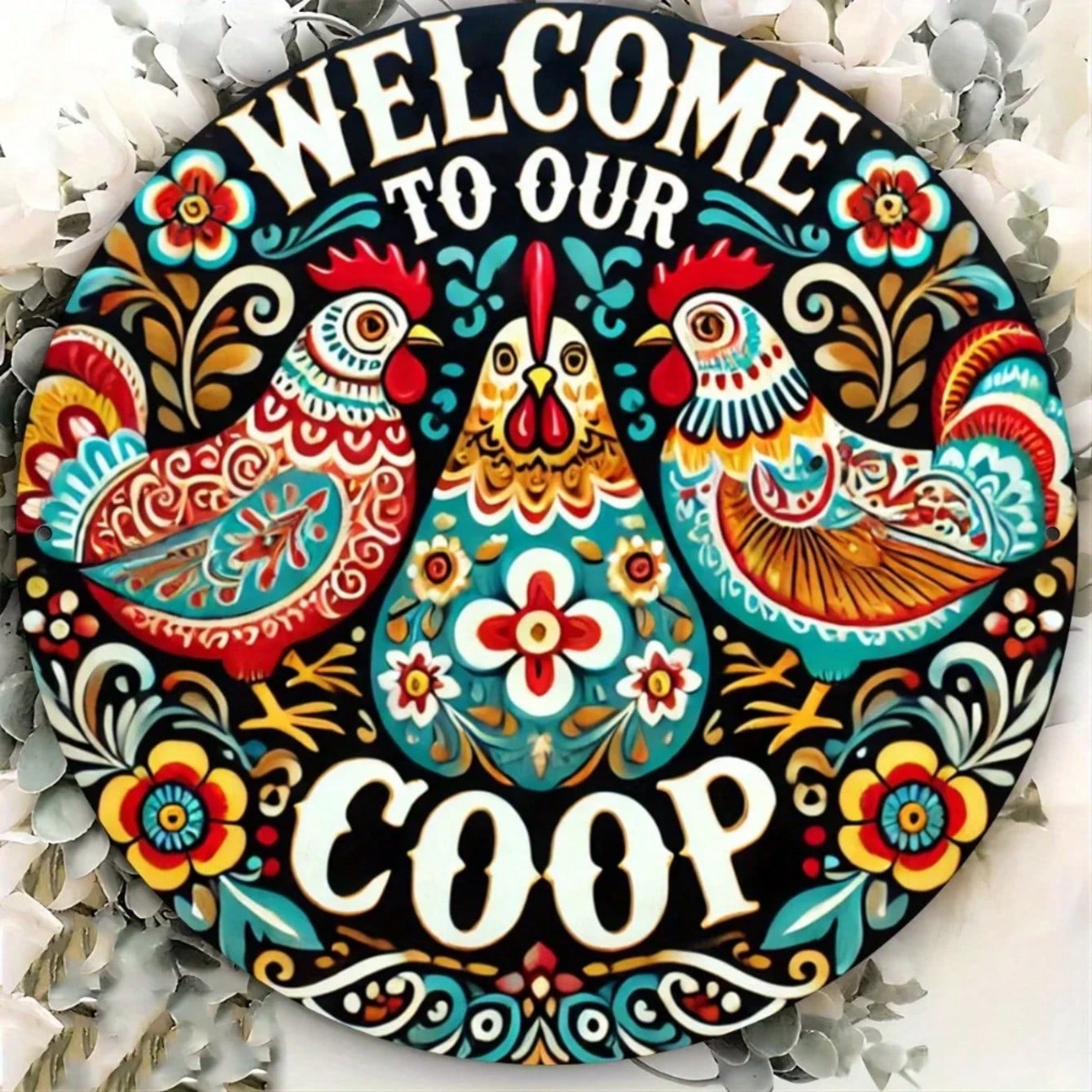 Rustic Farmhouse Metal Tin Sign Wall Decor For Home Garage Bar 20x20 різнокольоровий
Rustic Farmhouse Metal Tin Sign Wall Decor For Home Garage Bar 20x20 різнокольоровий