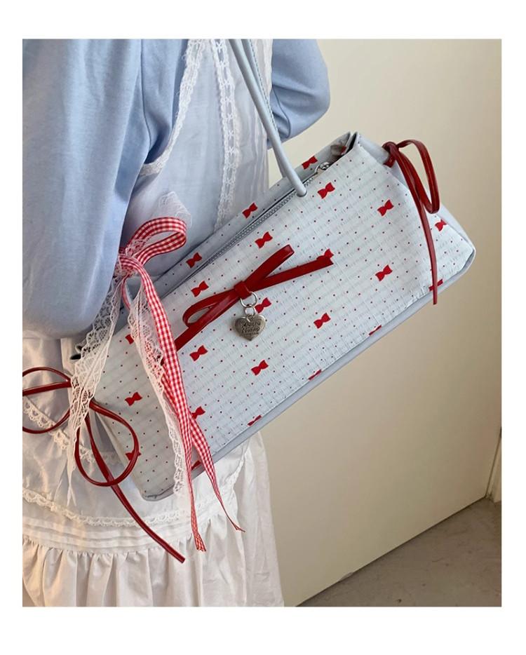 Fairycore Aesthetic Bow Blue Shoulder Bags Women New Trendy Silk Ribbon Chic Bow Y2k Handbag Hot Girls Sweet Cute Underarm Bag 30x13x9cm синий
Fairycore Aesthetic Bow Blue Shoulder Bags Women New Trendy Silk Ribbon Chic Bow Y2k Handbag Hot Girls Sweet Cute Underarm Bag 30x13x9cm синий
