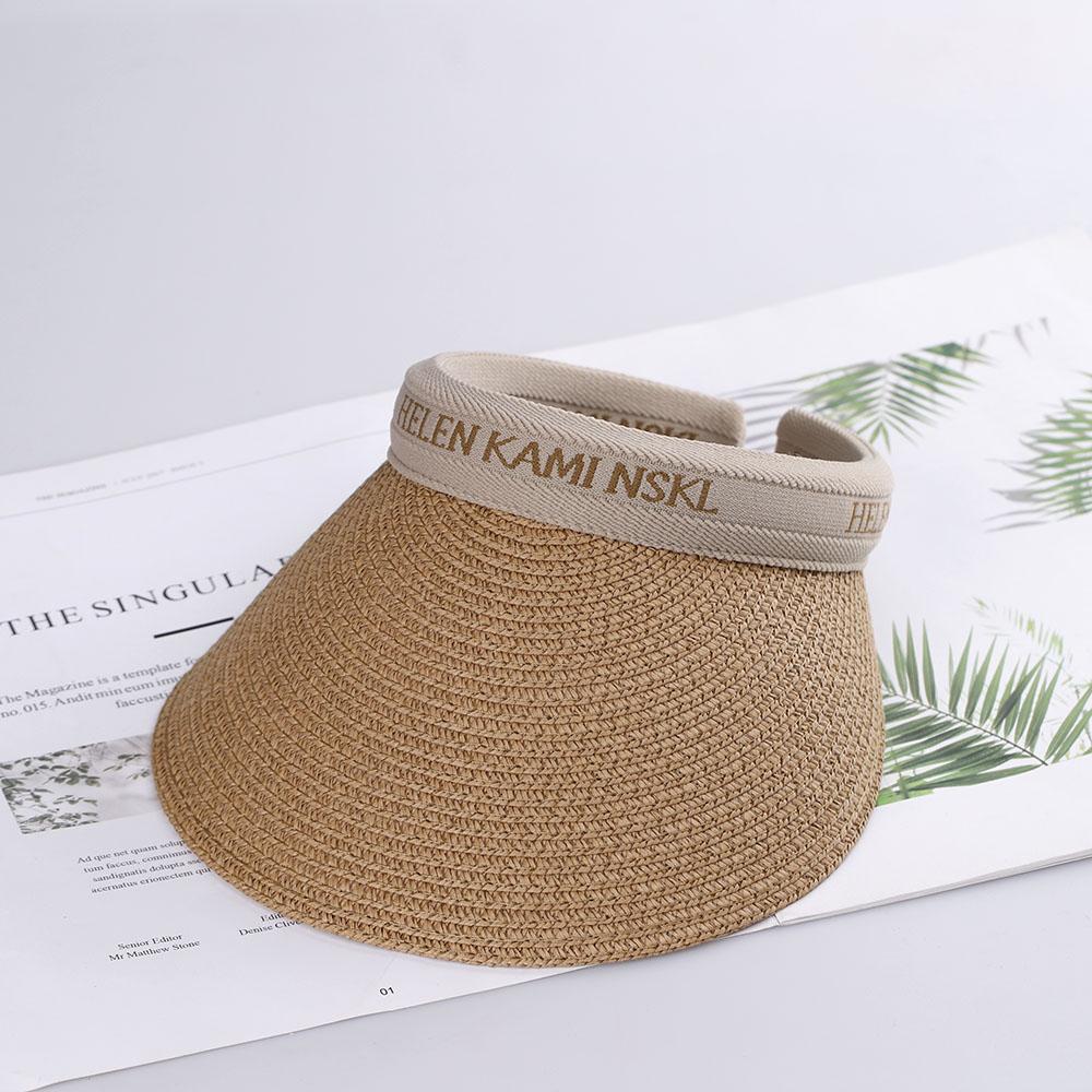 2022 hot sale Summer lady Empty Top Sun Visor Hat Summer straw Wide Brim letter Sun Caps UV Protection Hat For women Beach hat 56-58cm хакі
2022 hot sale Summer lady Empty Top Sun Visor Hat Summer straw Wide Brim letter Sun Caps UV Protection Hat For women Beach hat 56-58cm хакі