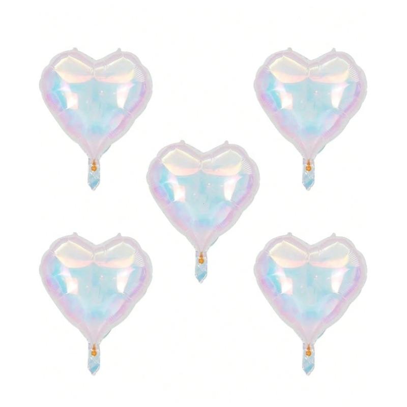 Five 18-inch colorful heart-shaped aluminum film balloons, beautiful colorful balloons, suitable for birthday party decoration and festival balloons
Five 18-inch colorful heart-shaped aluminum film balloons, beautiful colorful balloons, suitable for birthday party decoration and festival balloons