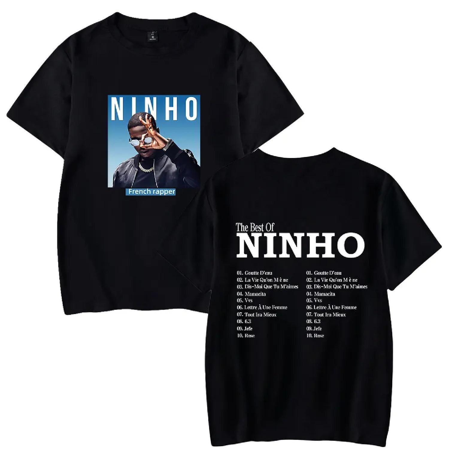 Ninho Tshirt Crewneck Short Sleeve T-shirt Men Women Streetwear Printing Casual Fashion Hip Hop XXXXXL чорний
Ninho Tshirt Crewneck Short Sleeve T-shirt Men Women Streetwear Printing Casual Fashion Hip Hop XXXXXL чорний