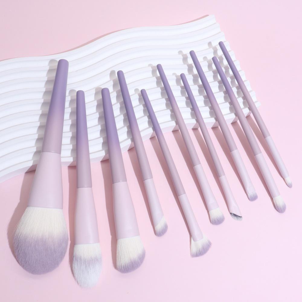 Fancy 10-Piece Star Dew Purple Makeup Brush Set: Includes Brushes for Loose Powder, Concealer, and Eyeshadow.
Fancy 10-Piece Star Dew Purple Makeup Brush Set: Includes Brushes for Loose Powder, Concealer, and Eyeshadow.