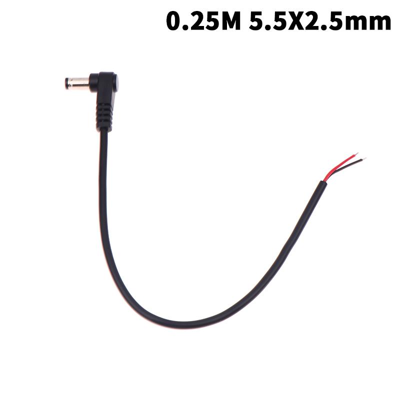 Plug Connector Extension Line 5.5 X 2.1mm/2.5mm Right Angle DC Power Cable DC Male Plug Power Connector
Plug Connector Extension Line 5.5 X 2.1mm/2.5mm Right Angle DC Power Cable DC Male Plug Power Connector