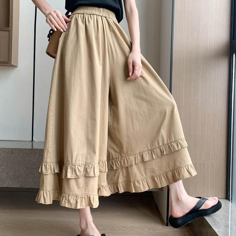Pants Summer Women Plus Size Loose Skirts Pants Versatile Casual High-waisted Wide-leg Solid Colors Pants XXXXXL
Pants Summer Women Plus Size Loose Skirts Pants Versatile Casual High-waisted Wide-leg Solid Colors Pants XXXXXL