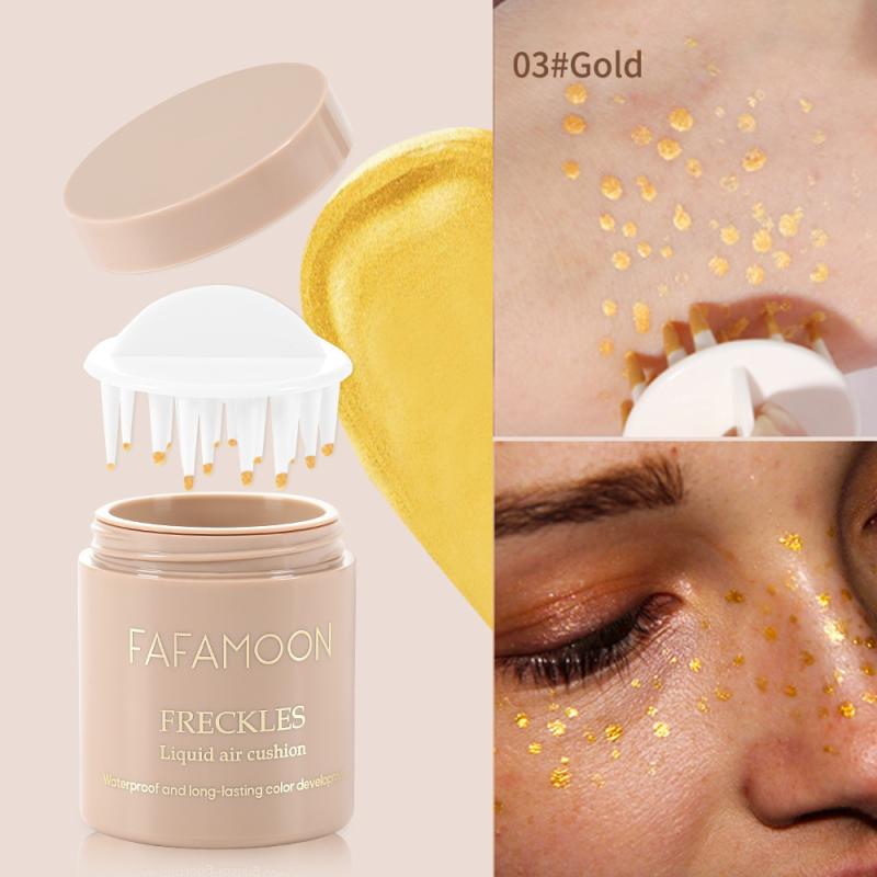 Air Cushion Freckle Face Body Freckled Stamp Kit Lifelike Freckle Natural Simulation Fake Dot Spot Comb Seal Waterproof Makeup
Air Cushion Freckle Face Body Freckled Stamp Kit Lifelike Freckle Natural Simulation Fake Dot Spot Comb Seal Waterproof Makeup