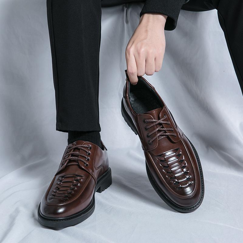 Large size men s leather shoes 2025 spring and autumn new business casual British cowhide lace-up wedding dress men s shoes 37 чорний
Large size men s leather shoes 2025 spring and autumn new business casual British cowhide lace-up wedding dress men s shoes 37 чорний