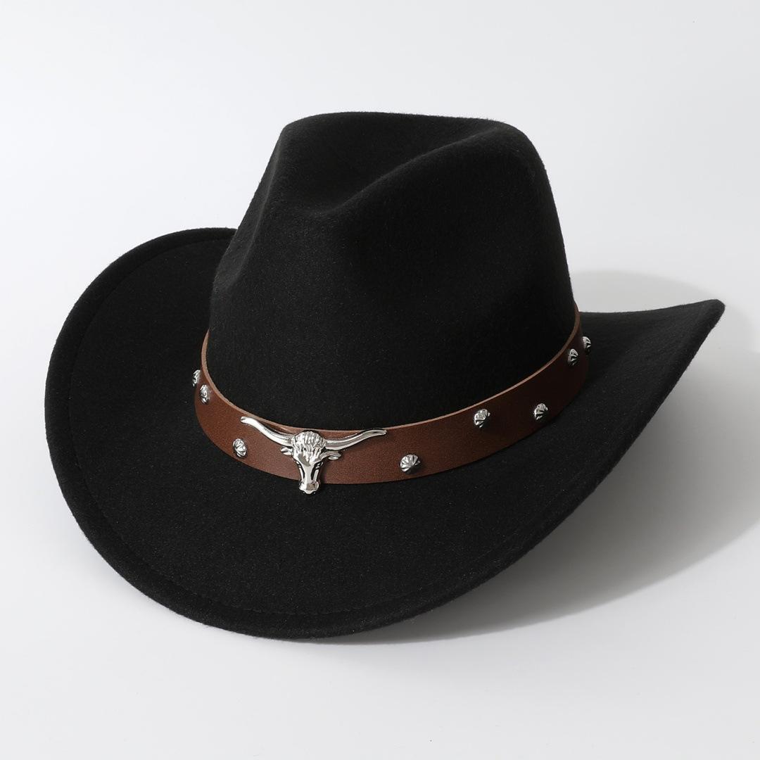 Autumn and winter unisex soft woolen cowboy hat, wide-brimmed fedora, simple and versatile style Average Size чёрный
Autumn and winter unisex soft woolen cowboy hat, wide-brimmed fedora, simple and versatile style Average Size чёрный