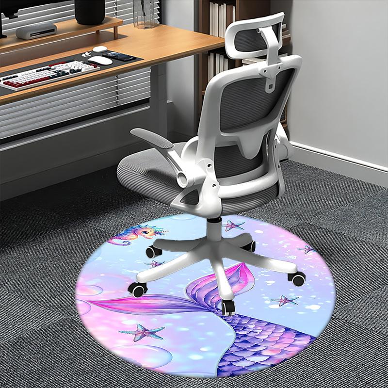 Mermaid Tail Chair Mat - Round Carpet for Home Decor, Office, Living Room 80cm
Mermaid Tail Chair Mat - Round Carpet for Home Decor, Office, Living Room 80cm