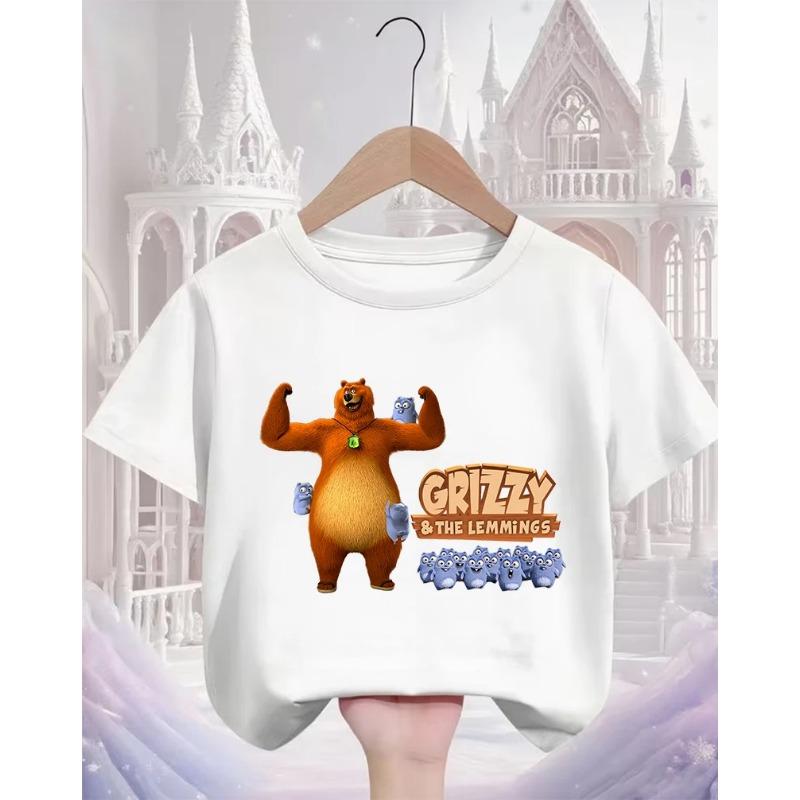 Summer Fashion Street Popular Cartoon Casual Children Grizzy and the Lemmings Crew Crew Neck T-Shirt 160
Summer Fashion Street Popular Cartoon Casual Children Grizzy and the Lemmings Crew Crew Neck T-Shirt 160