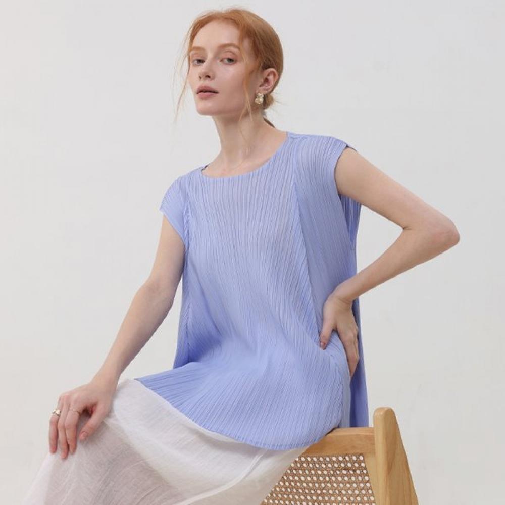 Pleet Mood Soft Pleats Cap Sleeve Blouse FREE/LIGHT-BEIGE
Pleet Mood Soft Pleats Cap Sleeve Blouse FREE/LIGHT-BEIGE