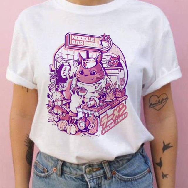 Футболка Hayao Harajuku Жіноча студія Ghibli Totoro Miyazaki Ullzang Graphic T-Shirt Funny Cartoon Футболка 90-х років Аніме Футболка Жіноча XXXL
Футболка Hayao Harajuku Жіноча студія Ghibli Totoro Miyazaki Ullzang Graphic T-Shirt Funny Cartoon Футболка 90-х років Аніме Футболка Жіноча XXXL
