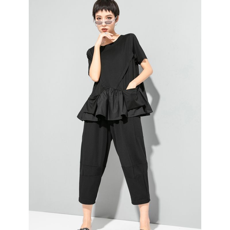 Trendy Doll Shirt Niche Style Fashion Loose Cool Short Sleeve Black M
Trendy Doll Shirt Niche Style Fashion Loose Cool Short Sleeve Black M