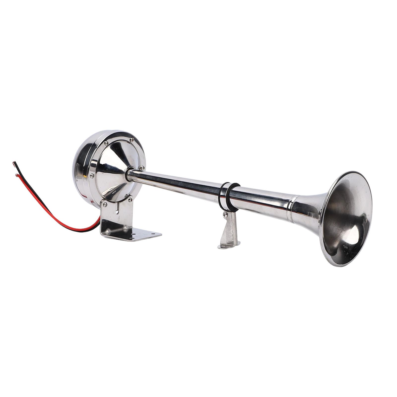 12V Marine Boat Horn 125db Stainless Steel Trumpet Electric Horn for Ship Pickups RV Buses
12V Marine Boat Horn 125db Stainless Steel Trumpet Electric Horn for Ship Pickups RV Buses