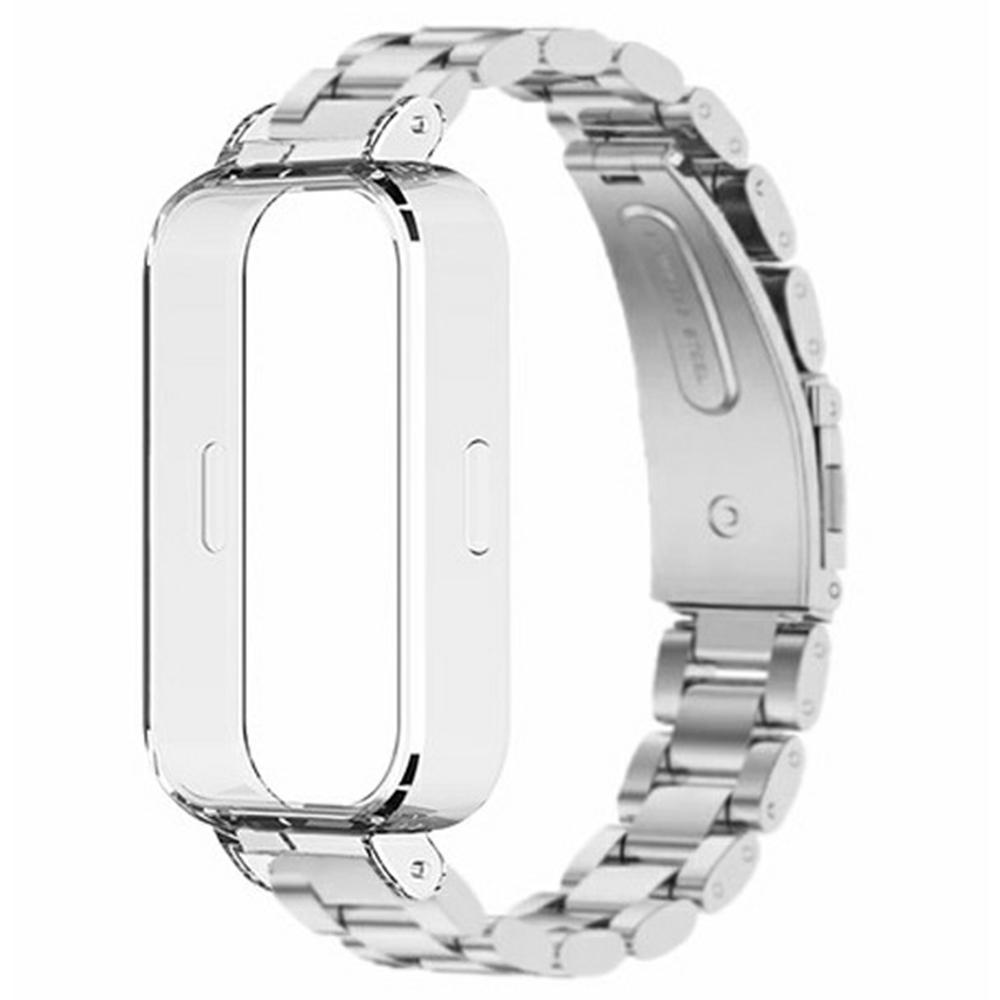 For Xiaomi Redmi Band 3 / Smart Band 9 Active Stainless Steel Watch Strap with PC Case Solid 3 Bead Replacement Band
For Xiaomi Redmi Band 3 / Smart Band 9 Active Stainless Steel Watch Strap with PC Case Solid 3 Bead Replacement Band