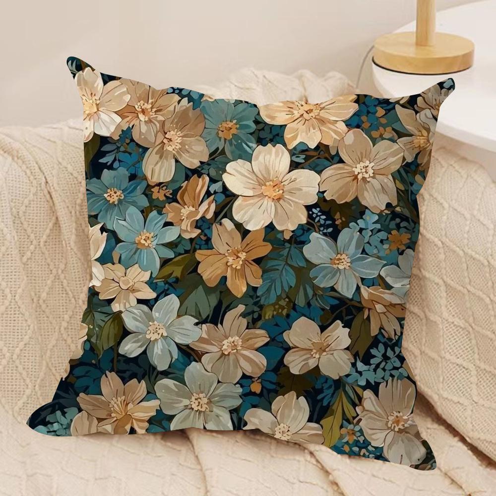 Classic Art Floral Pattern Cushion Cover Soft Plush Fabric DoubleSided Printed Cushion Covers for All Seasons Home Decor 30x30cm
Classic Art Floral Pattern Cushion Cover Soft Plush Fabric DoubleSided Printed Cushion Covers for All Seasons Home Decor 30x30cm