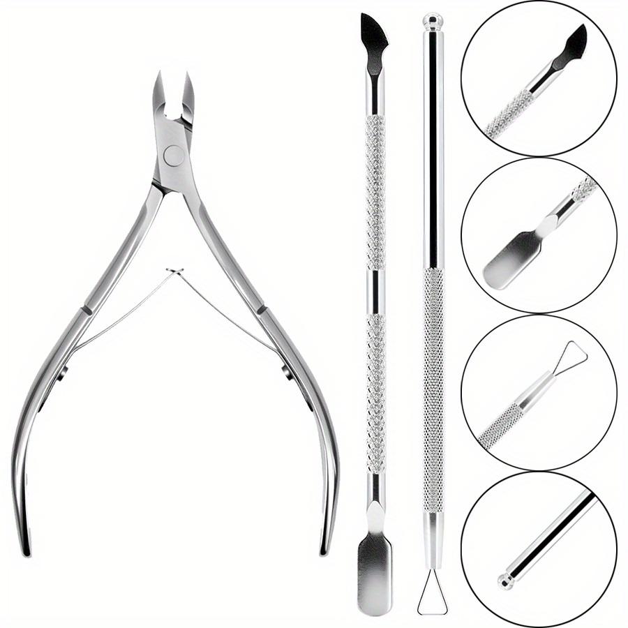 3pcs/lot Stainless Steel Nail Cutter Scissor Nippers Multifunction Cuticle Pusher Remover Nail Care Manicure Tools Accessories
3pcs/lot Stainless Steel Nail Cutter Scissor Nippers Multifunction Cuticle Pusher Remover Nail Care Manicure Tools Accessories