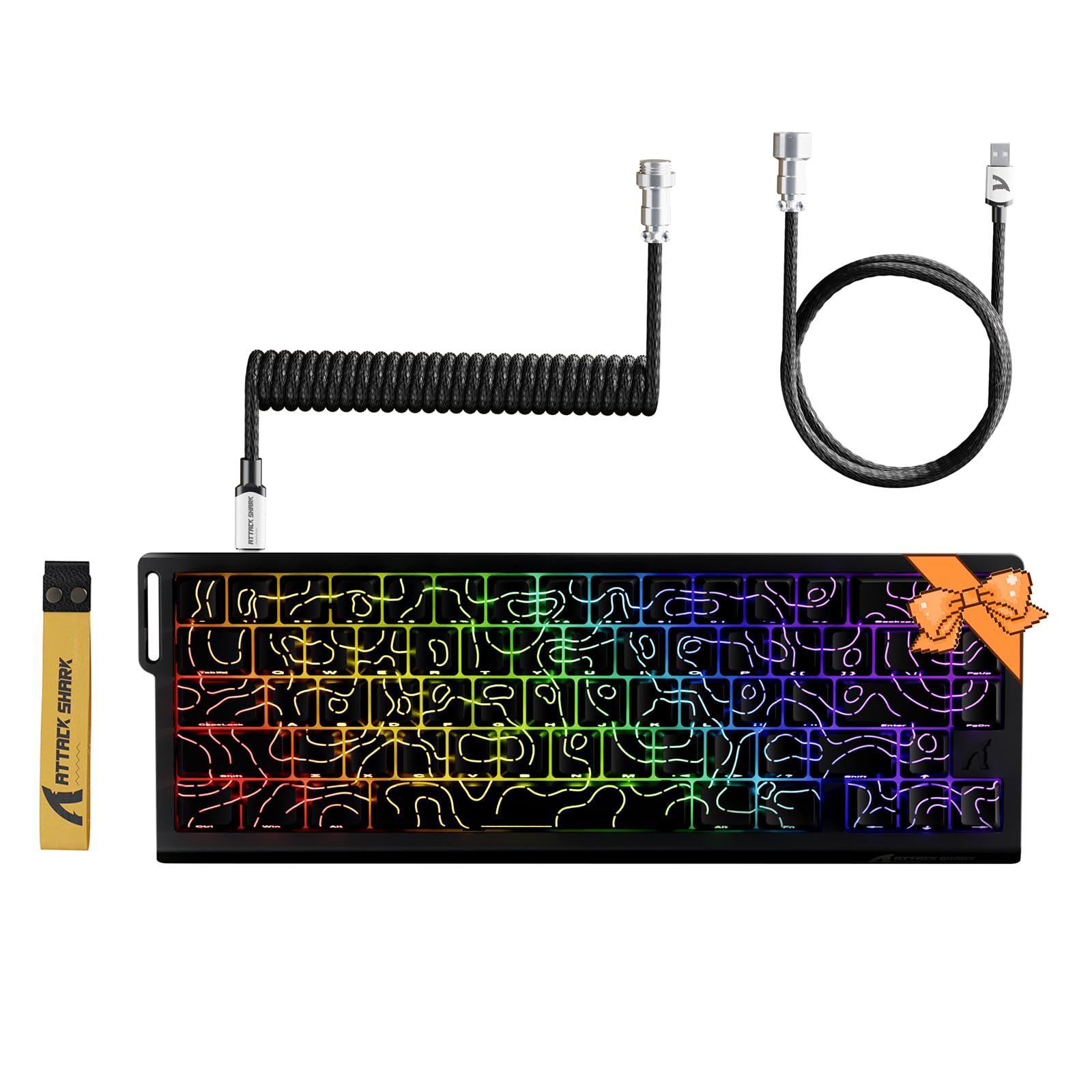 ATTACK SHARKxMAMBASNAKE X68 HE Gaming Rapid Trigger Magnetic 8000Hz Polling RT 0 Dead Snap 128K Scan Customizable Trigger Key Web Top RGB 8K Coil
ATTACK SHARKxMAMBASNAKE X68 HE Gaming Rapid Trigger Magnetic 8000Hz Polling RT 0 Dead Snap 128K Scan Customizable Trigger Key Web Top RGB 8K Coil