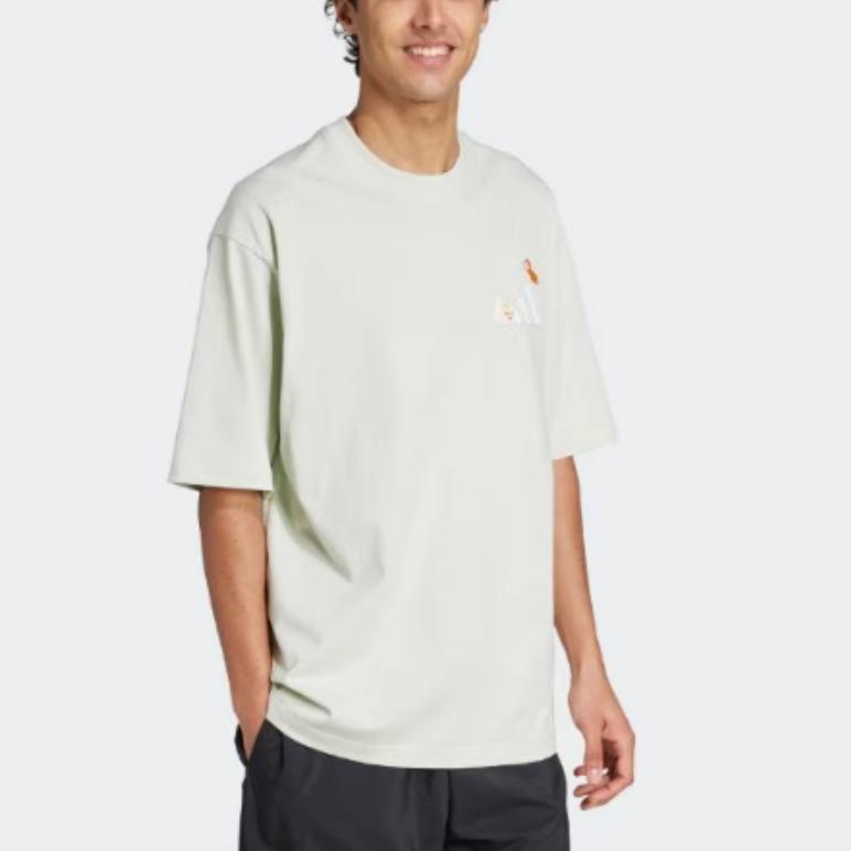 Adidas Sports Lifestyle Series Casual Simple Round Neck Short Sleeve Breathable T-Shirt Unisex T-Shirt Linen-Green JZ3264 S
Adidas Sports Lifestyle Series Casual Simple Round Neck Short Sleeve Breathable T-Shirt Unisex T-Shirt Linen-Green JZ3264 S