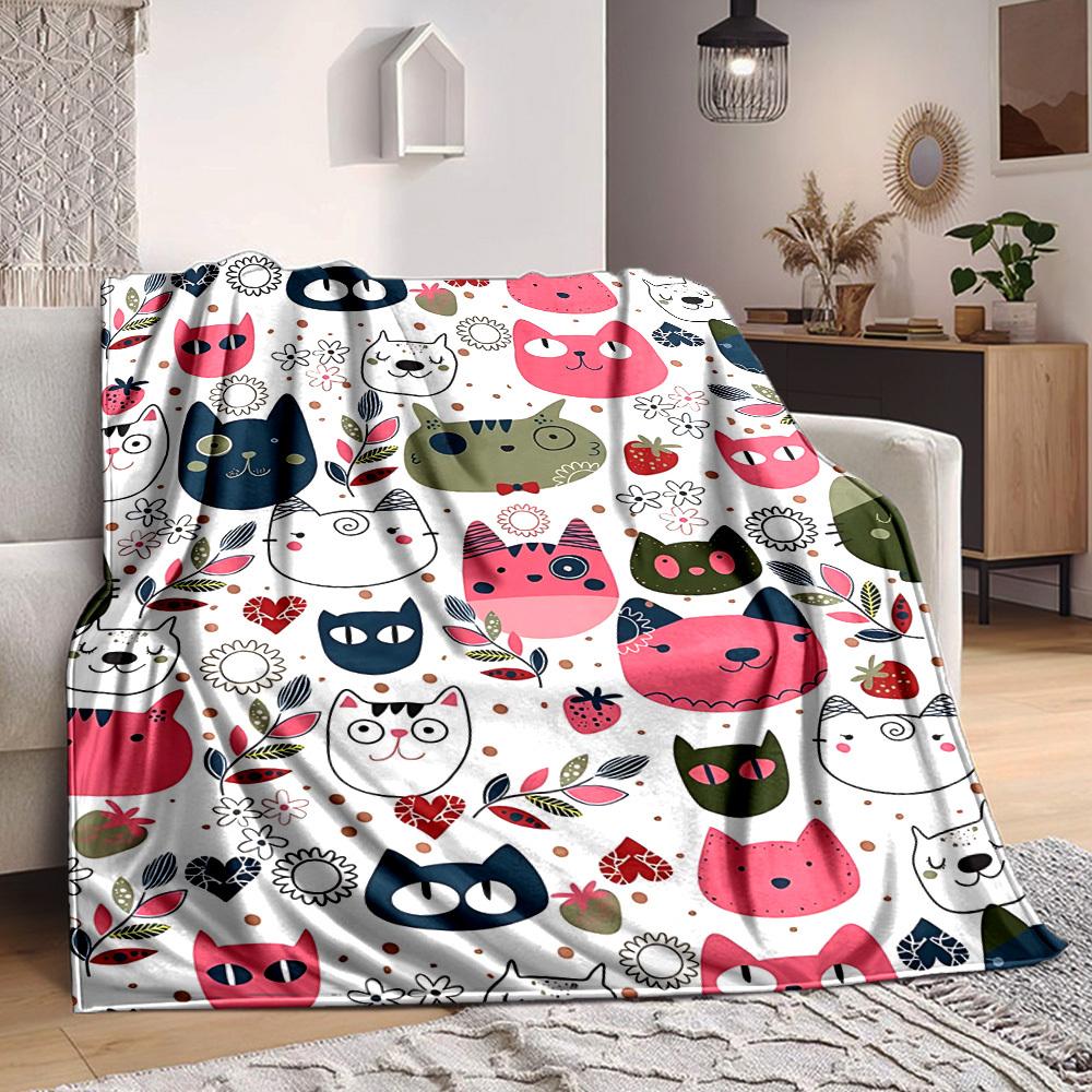 1pc Cat Print Blanket Warm,Perfect for Camping And Travel, Making It a Great Gift for Any Season yy250904193 75x90cm
1pc Cat Print Blanket Warm,Perfect for Camping And Travel, Making It a Great Gift for Any Season yy250904193 75x90cm