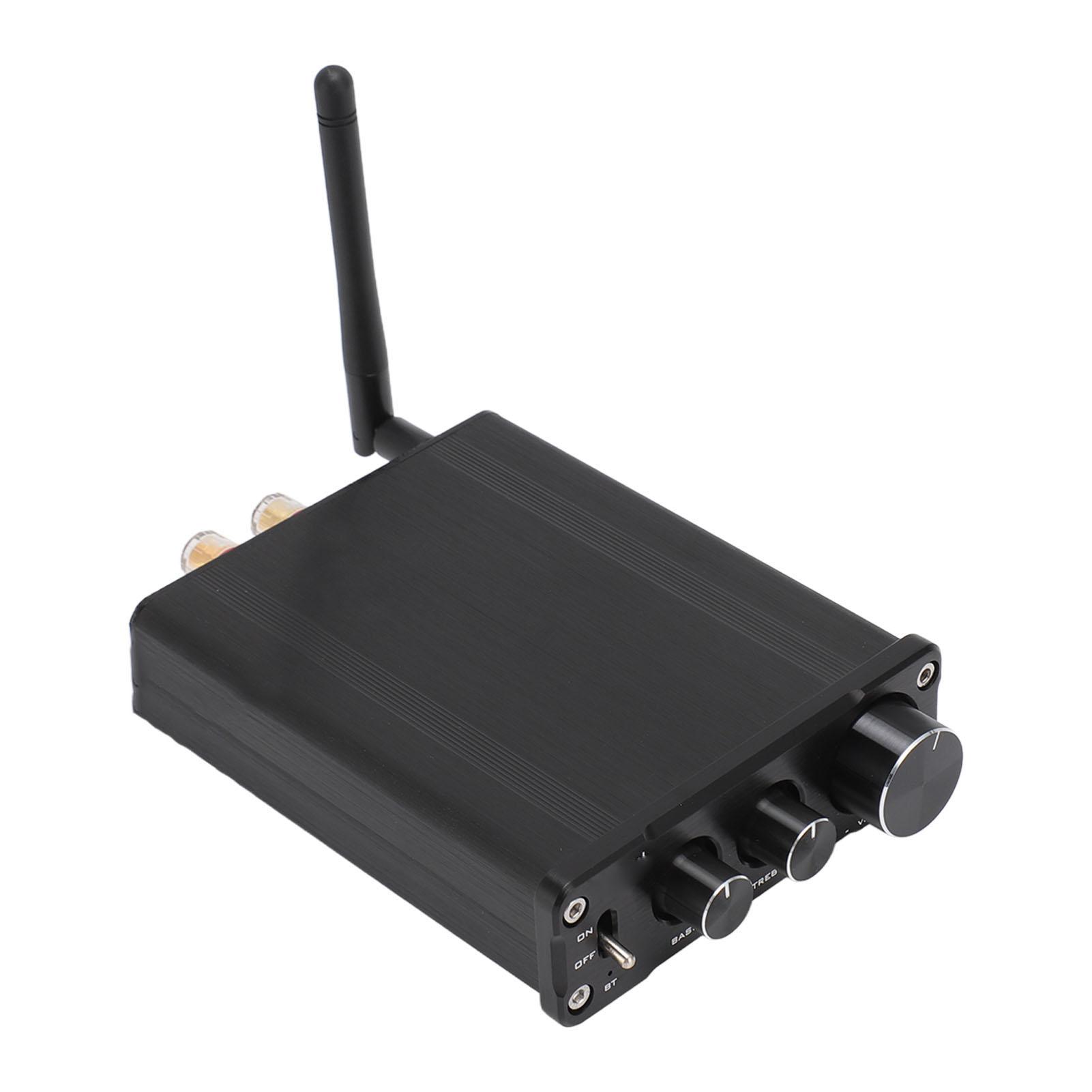 Усилитель мощности Bluetooth HiFi стерео двухканальный HD Lossless Sound ручка регулировки двойной вход RCA US Plug
Усилитель мощности Bluetooth HiFi стерео двухканальный HD Lossless Sound ручка регулировки двойной вход RCA US Plug