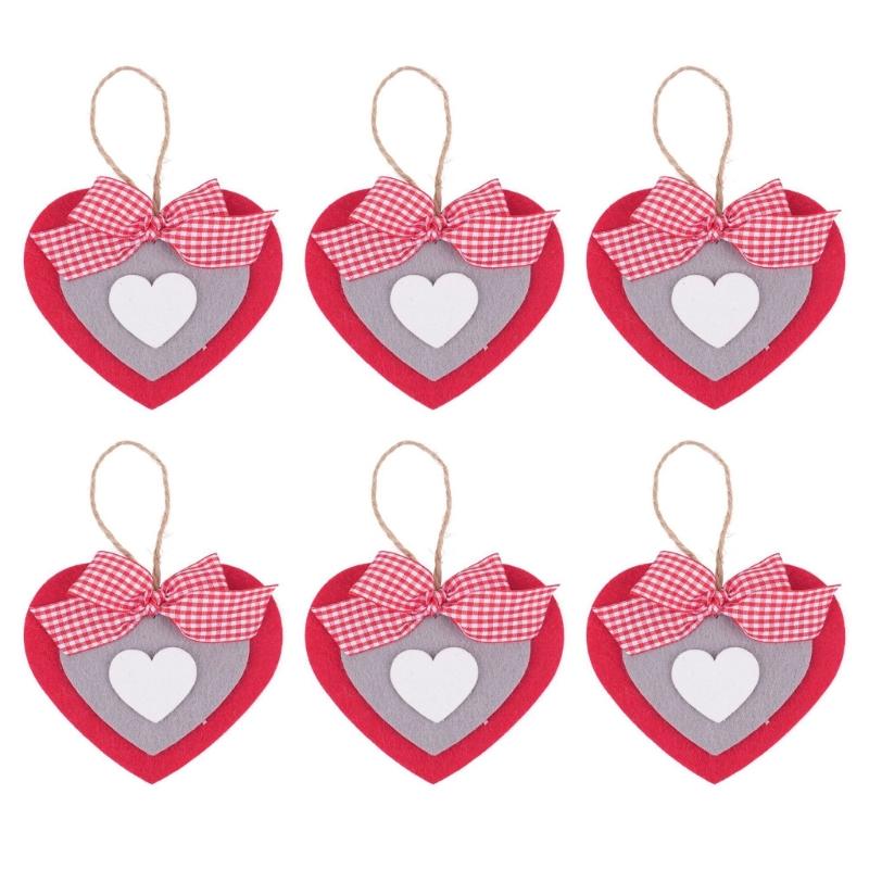 6Pcs Valentine s Day Heart Shape Ornament Felted Cloth Heart Pendants for Mantels Wall Window Door Tree Display 1
6Pcs Valentine s Day Heart Shape Ornament Felted Cloth Heart Pendants for Mantels Wall Window Door Tree Display 1