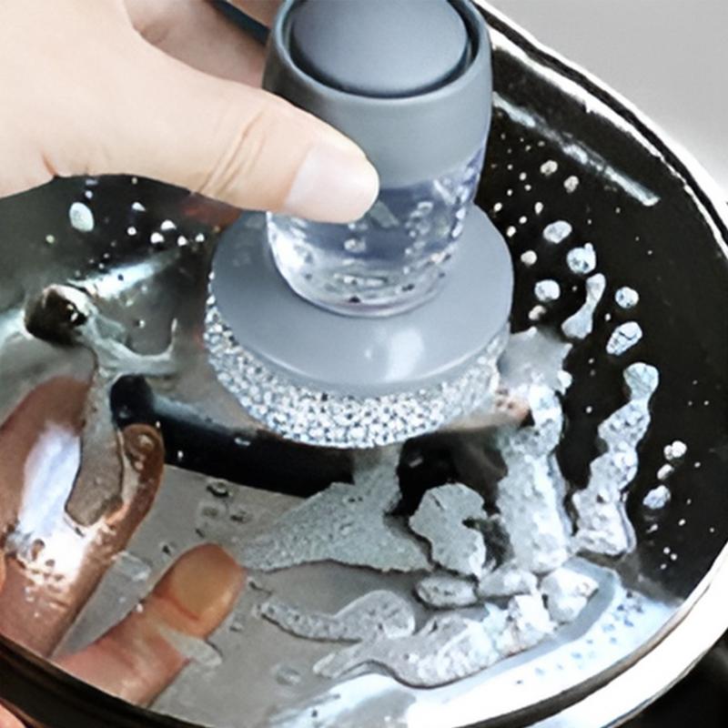 Soap Dispensing Palm Brush Soap Dispensing Dish Scrubber Portable Stainless Steel Scrubber For Dish Pot Pan Sink Cleaning For CN
Soap Dispensing Palm Brush Soap Dispensing Dish Scrubber Portable Stainless Steel Scrubber For Dish Pot Pan Sink Cleaning For CN