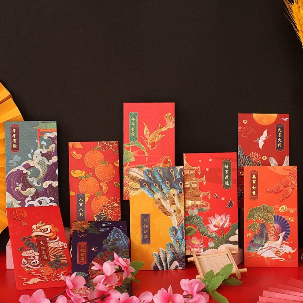 Blessing Spring Festival Decoration Red Envelope Bless Pocket Chinese New Year Red Pocket B
Blessing Spring Festival Decoration Red Envelope Bless Pocket Chinese New Year Red Pocket B
