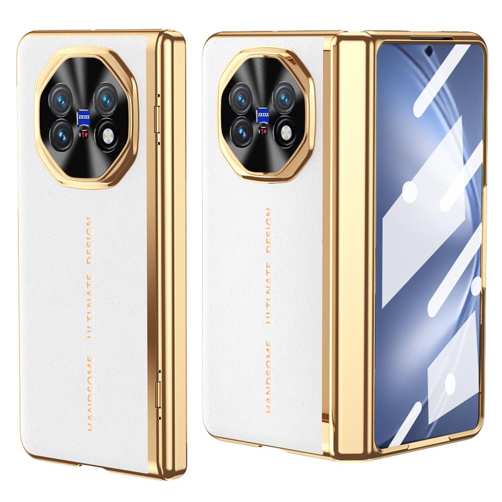 Чехол для vivo X Fold5 5G из ПУ кожи+ПК с гальваническим покрытием, чехол для телефона с защитной пленкой для переднего экрана White
Чехол для vivo X Fold5 5G из ПУ кожи+ПК с гальваническим покрытием, чехол для телефона с защитной пленкой для переднего экрана White