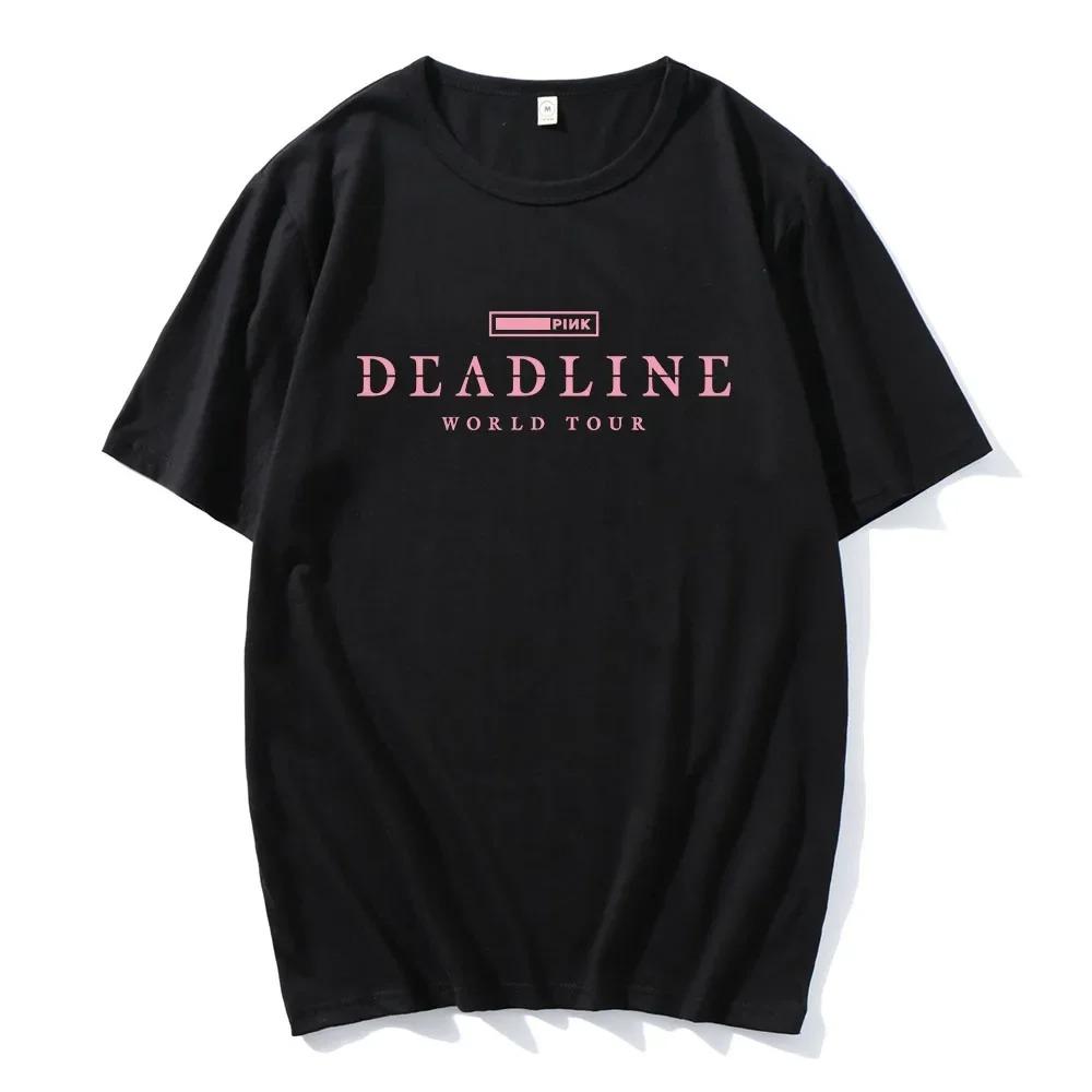 Футболка BLACK and PINK WORLD TOUR DEADLINE, летняя футболка с коротким рукавом, мужская футболка унисекс, уличная одежда, модная футболка корейской группы, женская футболка 4XL
Футболка BLACK and PINK WORLD TOUR DEADLINE, летняя футболка с коротким рукавом, мужская футболка унисекс, уличная одежда, модная футболка корейской группы, женская футболка 4XL