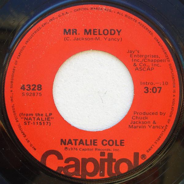 7inch Record NATALIE COLE - Mr. Melody 4328 Capitol Records 1976 US Soul/Funk Used
7inch Record NATALIE COLE - Mr. Melody 4328 Capitol Records 1976 US Soul/Funk Used